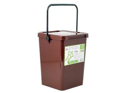 Contenitori Umido Ricybox Litri 10 Con Coperchio Marrone Home