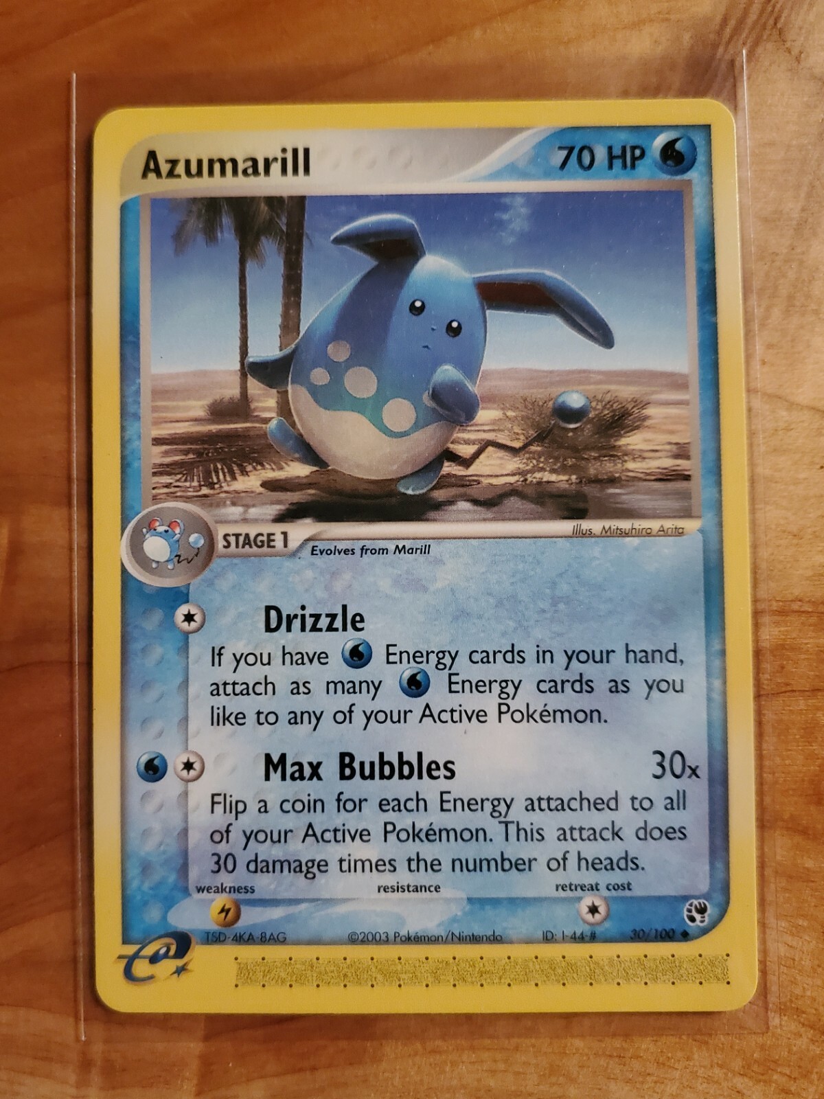 Azumarill 30/100 - EX Sandstorm - Near Mint