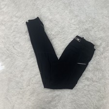 Athleta Womens Joggers Leggings Size S Small Black Zip Pocket Stretch EUC