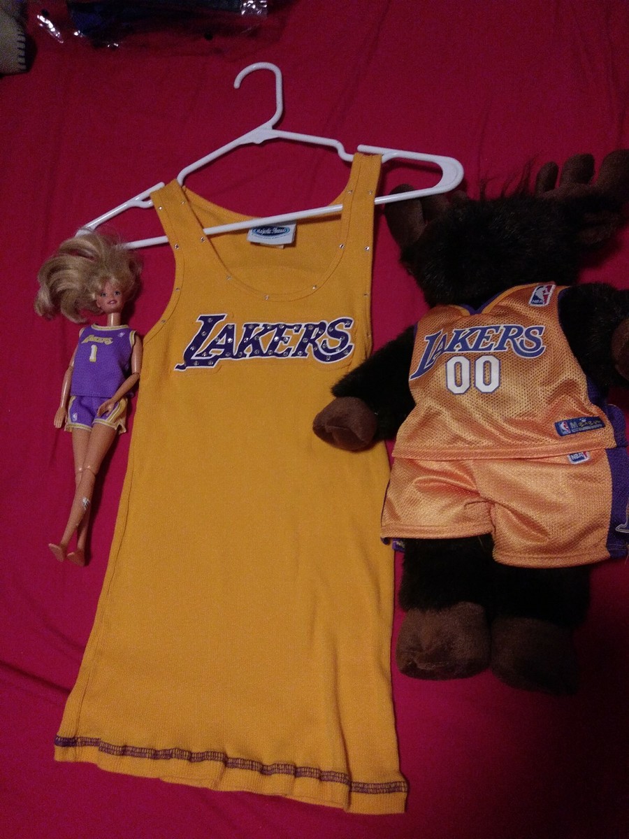 Majestic Threads LA Lakers Tank Top medium Bryant 24 Build-A-Bear