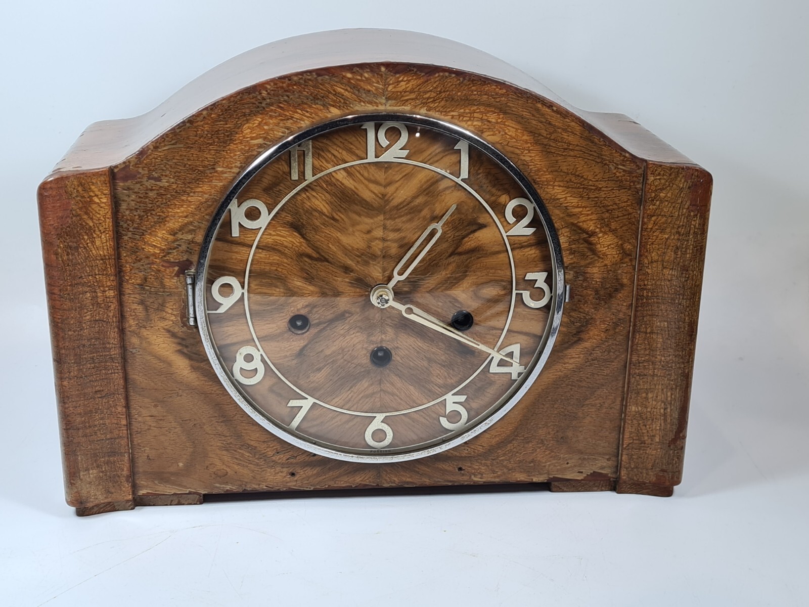 Art Deco Eight Day Westminister Chime Mantel Clock, Spares/Repair? eBay