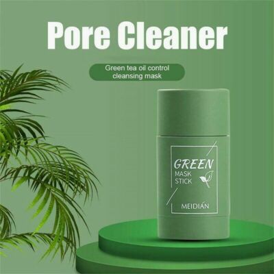 Green Tea Purifying Clay Stick Mask Grün Tee Oil-Control  Anti-Acne Fine Solid