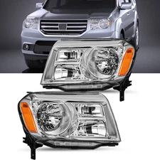 For 2012 2013 2014 2015 Honda Pilot Headlights Lamp Light Left + Right 12 13-15