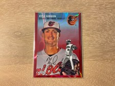 2023 Topps Chrome Platinum Anniversary Kyle Gibson Red Lava Refractor 2/5 SSP