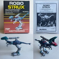 1985 VINTAGE ROBO STRUX ZOIDS RUNNA 100 Complete  Instructions  BOX TOMY