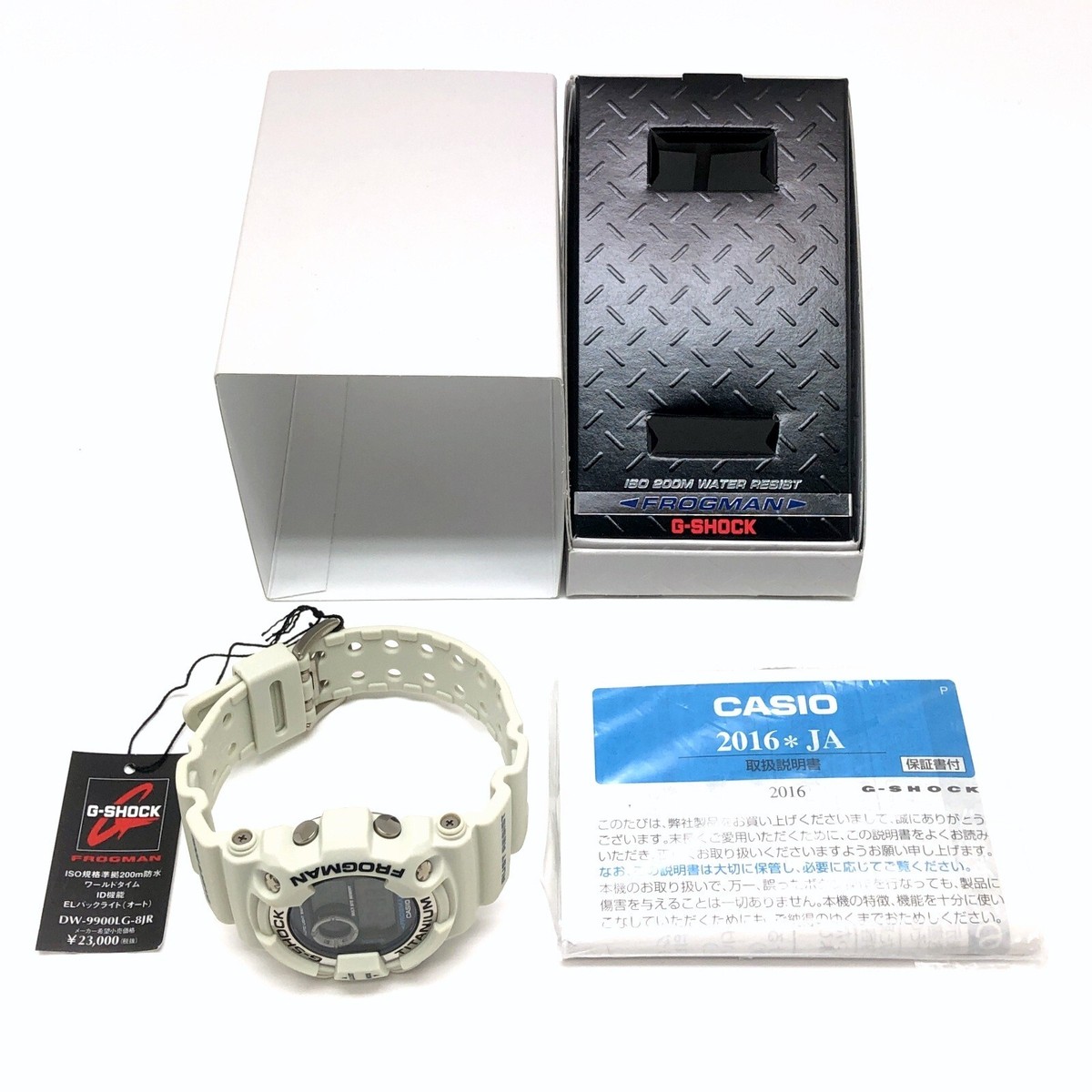 G-Shock Casio Watch Dw-9900Lg-8 Frogman Men In White Gray | eBay G-Shock Casio Watch Dw-9900Lg-8 Frogman Men In White Gray | eBay