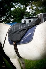 Waterproof Ride On Saddle Cover silicone seat saver Fleece Lined 16-17.5” GP