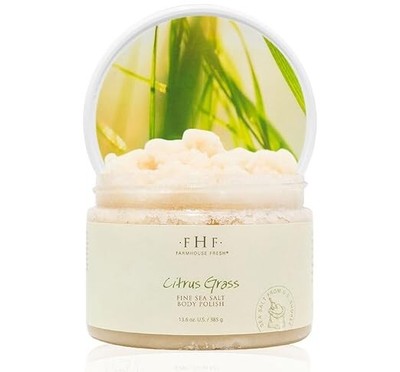 FHF Farmhouse Citrus Grass Fine Sea Salt Body Polish Scrub