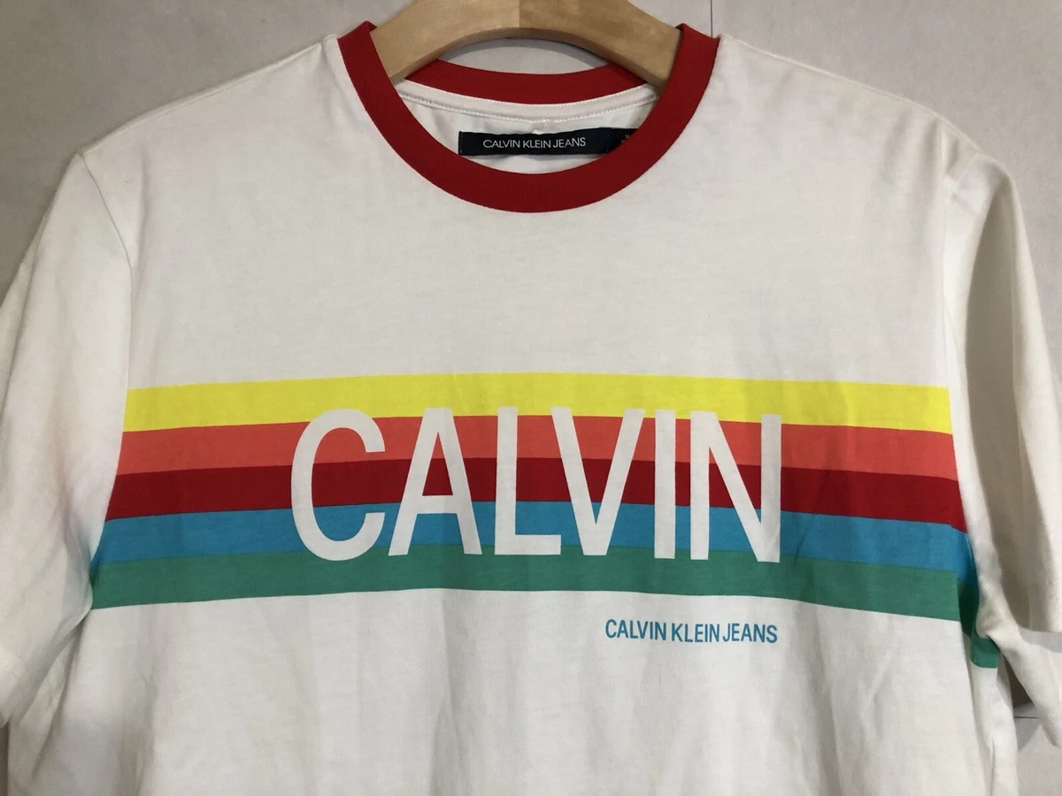 Rainbow calvin klein outlet shirt