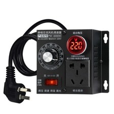 Single-Phase Ac Fan Electronic Speed Controller Ac Fan Motor Controllable 220V