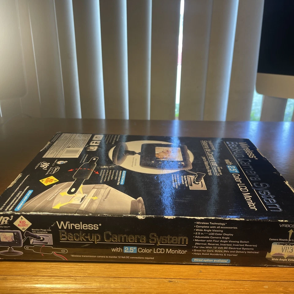 VR3 VRBCS300W Black Wireless Back Up Camera System With Color LCD Monitor - Image 4 of 4