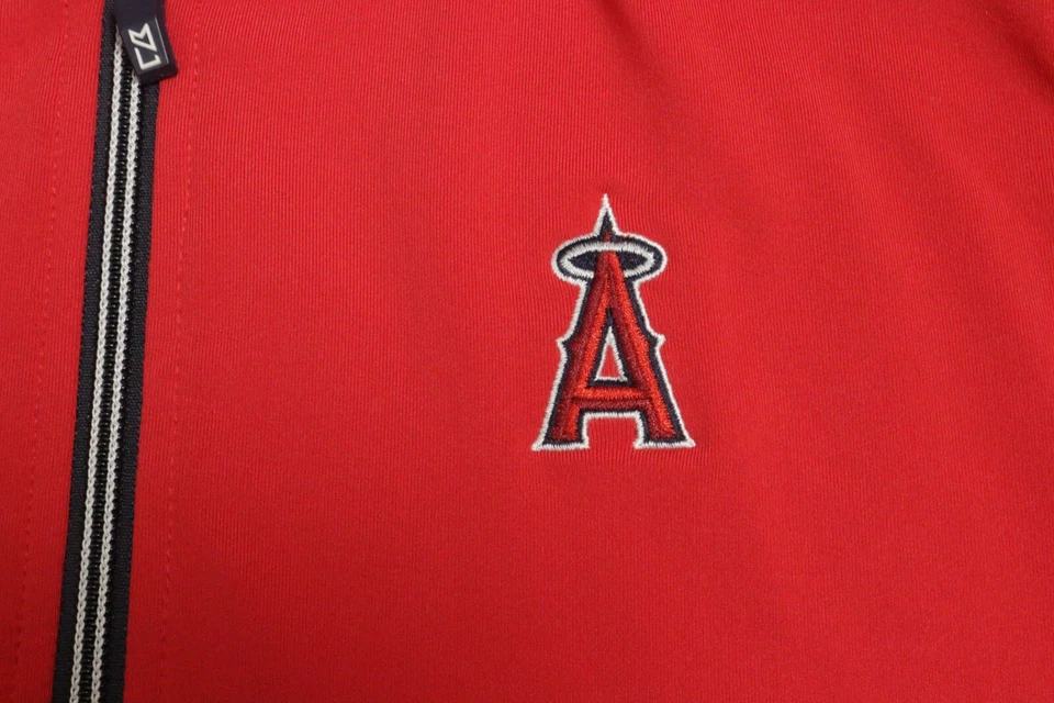 Los Angeles Angels Baseball Sweatshirt Mens 2XL  Red MLB - Image 3 of 4