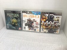 PS3 Game Lot Bioshock 2, Killzone 3, Mag