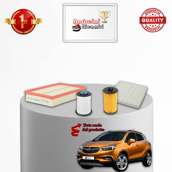 Kit Wartung 4 Filter Opel Mokka 1.6 Cdti 70KW 95CV Ab 2015-image