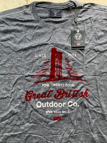 TOG 24 Mens 6XL 100% Cotton T- Shirt Grey Great Britain Outdoor Co BNWT - Picture 12 of 12