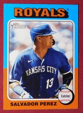 2024 Topps Heritage #185 Salvador Perez Kansas City Royals