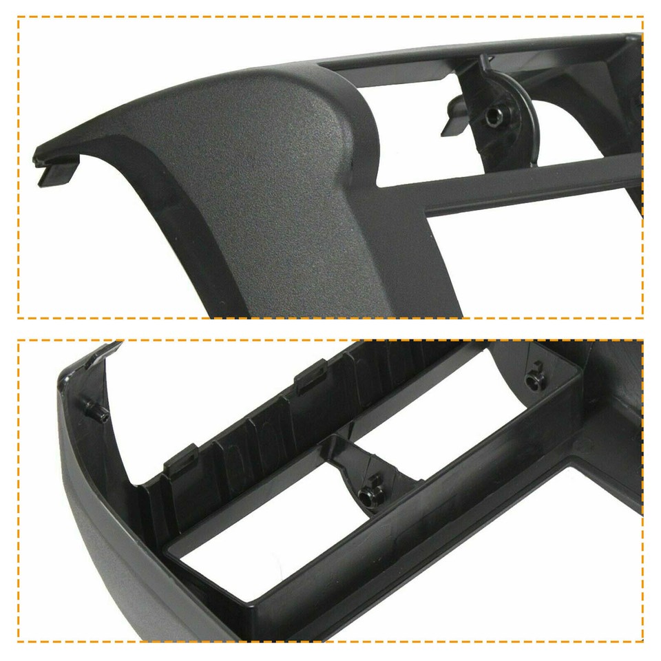 Double Din Dash Bezel Radio Mounting Kit For 1997-2002 Jeep Wrangler TJ – G-PLUS, Black, 95-6549