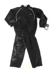 Avia Boys Size Small 4 Black Jacket Mesh Lined Pants Outfit New