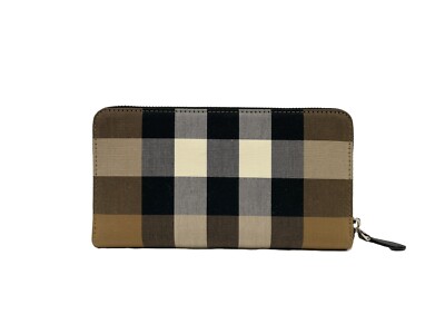 Burberry Super Exploded Check Large Zip Around Wallet | eBay