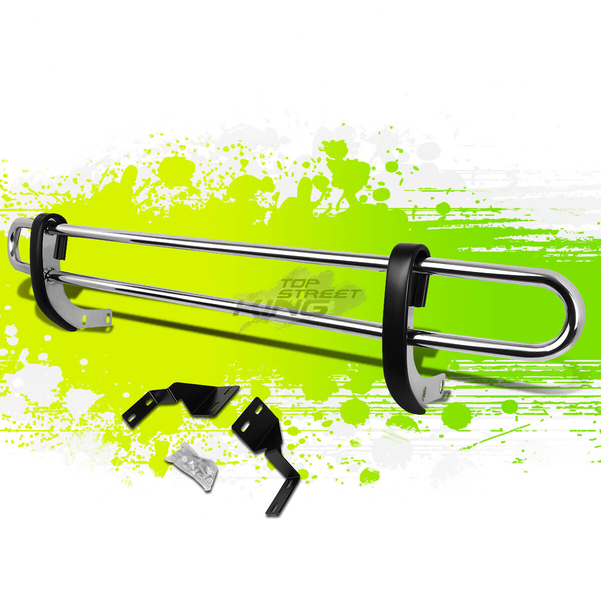 STAINLESS STEEL BOLTON DOUBLE TUBE REAR BUMPER GUARD FOR 0510 HONDA