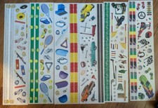 Creative Memories sports themed stickers