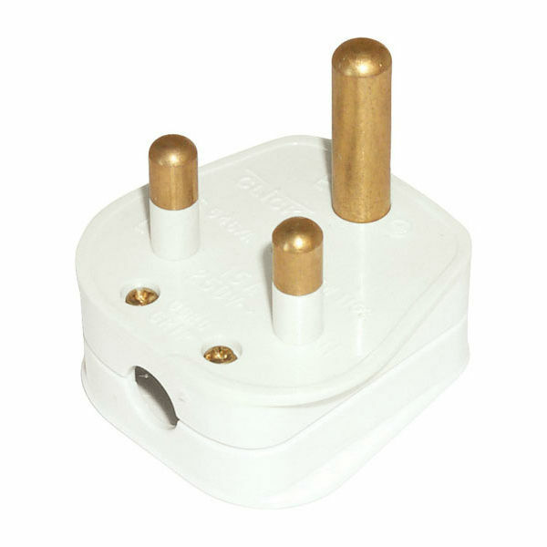 Click PA166 Round Pin Plug - 5 Amp