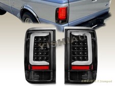 93 94 95 96 97 Ford Ranger C-bar Led Tail Lights Taillight Black One Pair