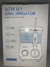 Atmoko Oral Irrigator 600ml 6 Unique Tips 10 Pressure Regulation 3 Min Timer