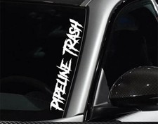 Pipeline Trash Sticker Windshield 22 Car Truck Diesel Jdm Boost Kdm Decal
