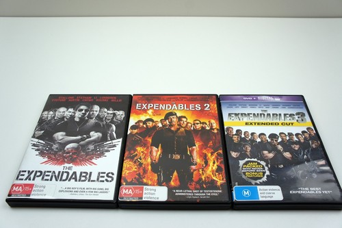 The Expendables 1 2 3 Trilogy DVD Bundle - Region 4 - PAL - Free Post - Picture 2 of 10