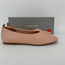 Everlane Italian Leather Day Glove Flats Pale Pink/Ballerina 9 Women's Career