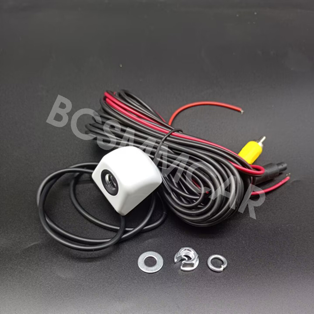 HD Car Reversing Parking Camera Backup Rear View Cam  170° Wide Angle White