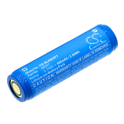 800mAh 2.96Wh Battery for Streamlight 66320 Flashlight;MicroStream;66321