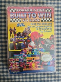 NES Formula One 1 Built To Win Complete in Box w/Manual NES Original Nintendo