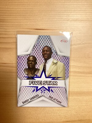 Barry Sanders 2024 Sage Low Series Five Star Blue #FS-5