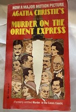 MURDER ON THE ORIENT EXPRESS Agatha Christie 1975 vintage Pocket Book paperback