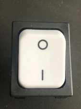 C&K CN202J11S215PQ Rocker Switch On-Off, DPST, 16A/125VAC panel mount, snap-in