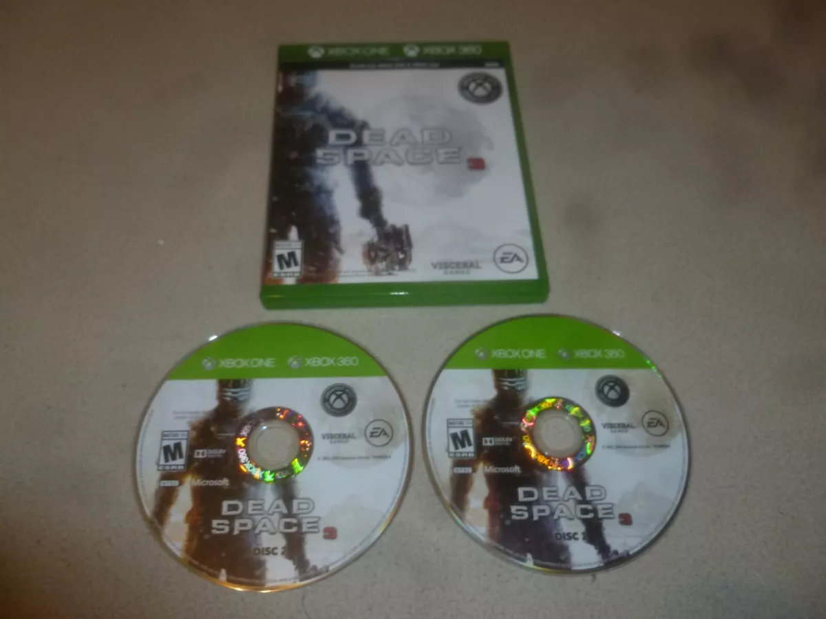 XBOX ONE DEAD SPACE 3 GAME W CASE MICROSOFT 2 DISC VISCERAL GAMES