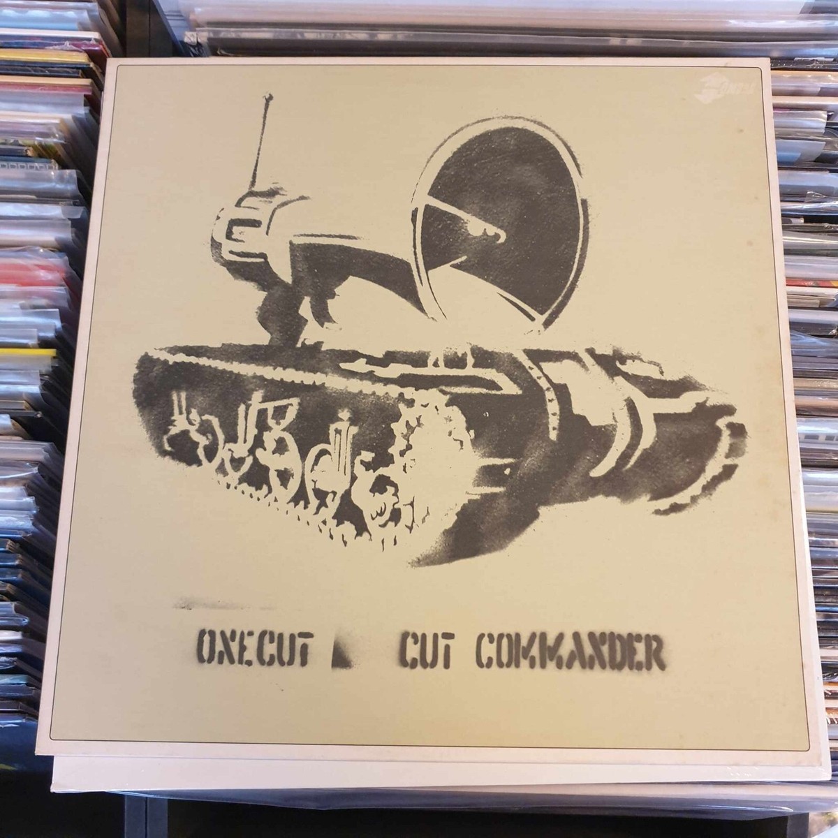 ONECUT CUT COMMANDER BANKSY バンクシー Dirty Funker LP Red Radar Rat Record — Get a Banksy