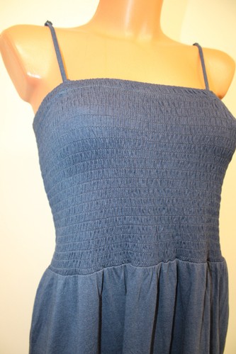 blue motion Kleid passt M 38/40 blau Trägerkleid Midikleid Strandkleid wadenlang - Bild 2 von 4