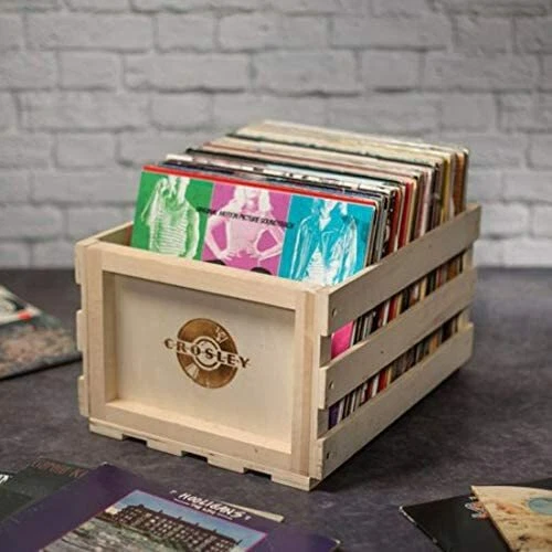 Crosley AC10004A-NA Wood Record Storage Crate - Picture 5 of 11