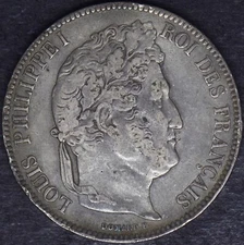 1842-BB France Silver 5 Francs - Louis Philippe I - ✪COINGIANTS✪