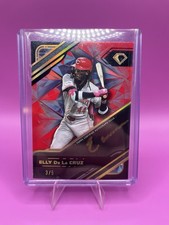 Topps 2025 Diamond Icons Elly De La Cruz Black Auto 3/5 BPA-EC Reds