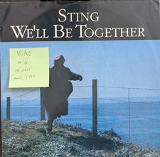Sting We'll Be Together Vinyl Record 12" VG/VG AMY 410 1987