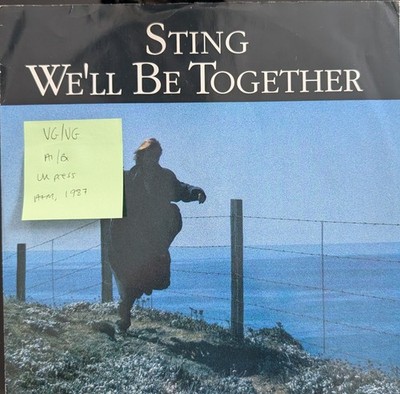 Sting We'll Be Together Vinyl Record VG/VG AMY 410  1987 