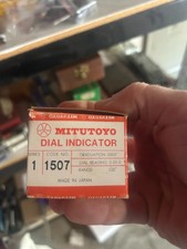 Vintage Mitutoyo 1507 Dial Indicator .0005" .125" 0-25-0 Japan NOS Box