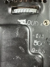 1960's Western Electric Rotary Dial Desk Phone / Telephone 500 Bell System Black