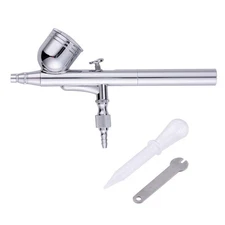 0.3mm Dual Action Airbrush Kit Gravity Feed Spray Gun Tattoo Nail Art Makeup