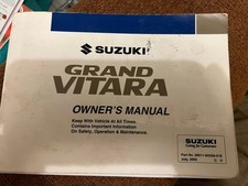 Suzuki Grand Vitara 2004 Owner’s Manual