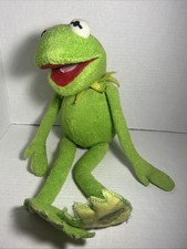 Disney Store The Muppets KERMIT the Frog Soft Plush Doll Toy 16"